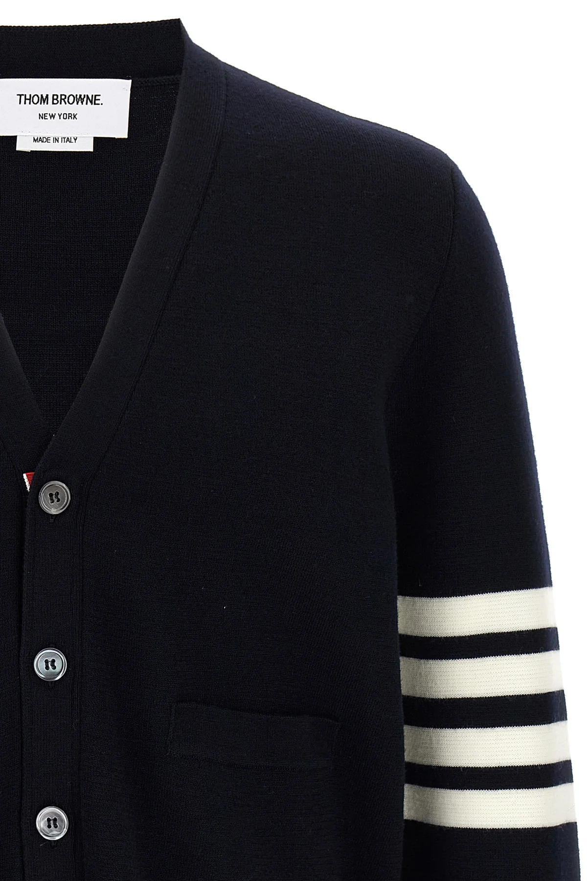 milan stitch virgin wool cardigan