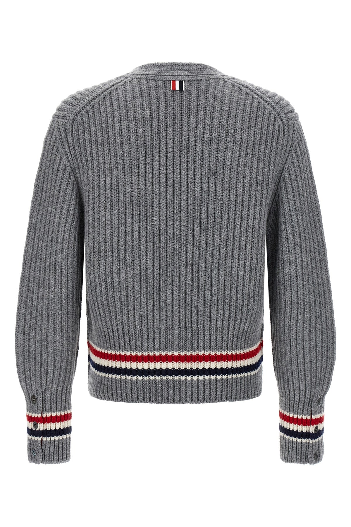 ribbed cashmere cardigan