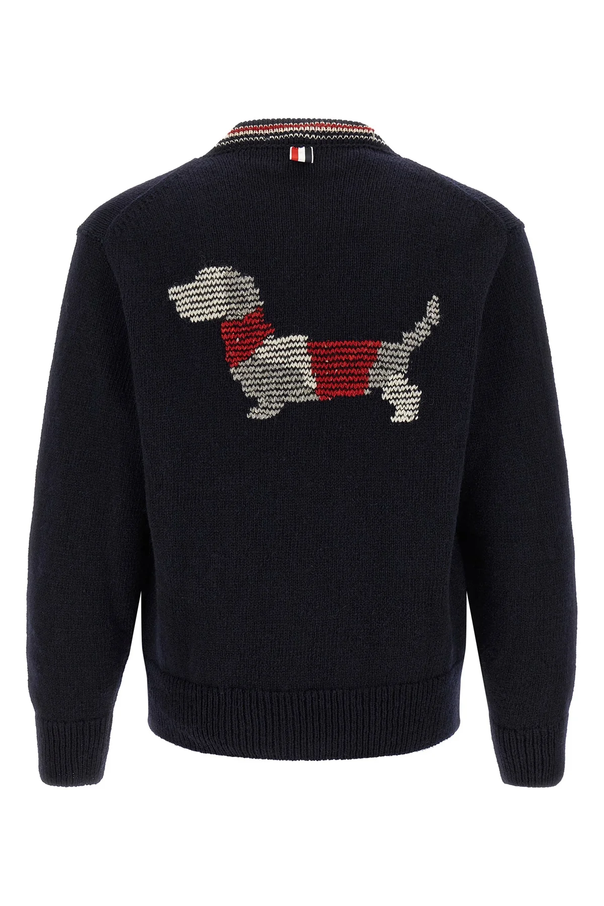 THOM BROWNE 2 the thom browne cardigan in a fine wool and mohair blend
