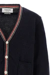 the thom browne cardigan in a fine wool and mohair blend