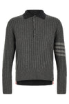 the thom browne 2-in-1 trompe loeil long-sleeve polo shirt