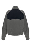 check vichy patterned cotton blouson