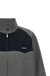 check vichy patterned cotton blouson