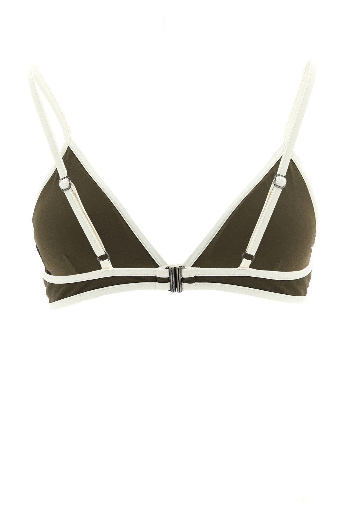 BRUNELLO CUCINELLI 40 triangle bikini top in techno jersey