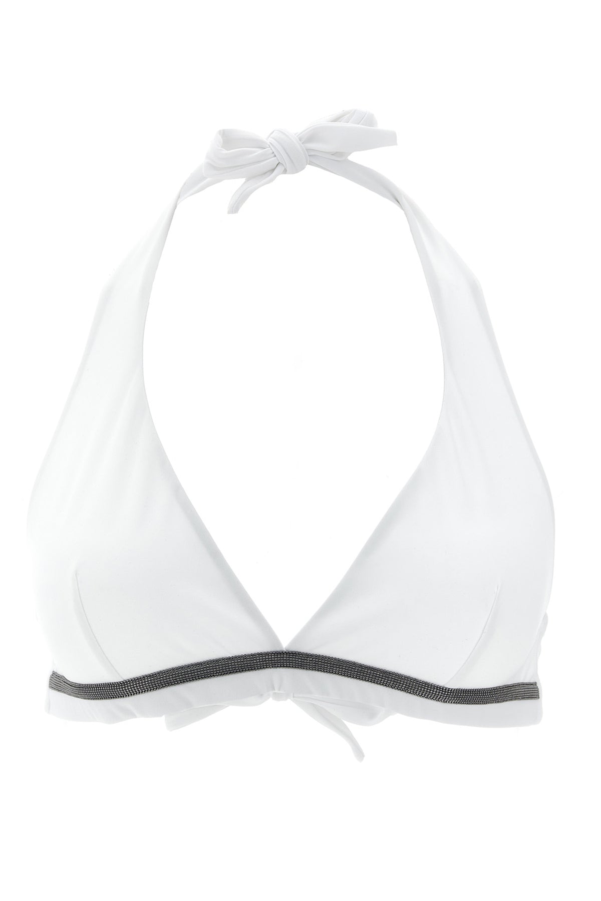 BRUNELLO CUCINELLI 38 technical jersey bikini top