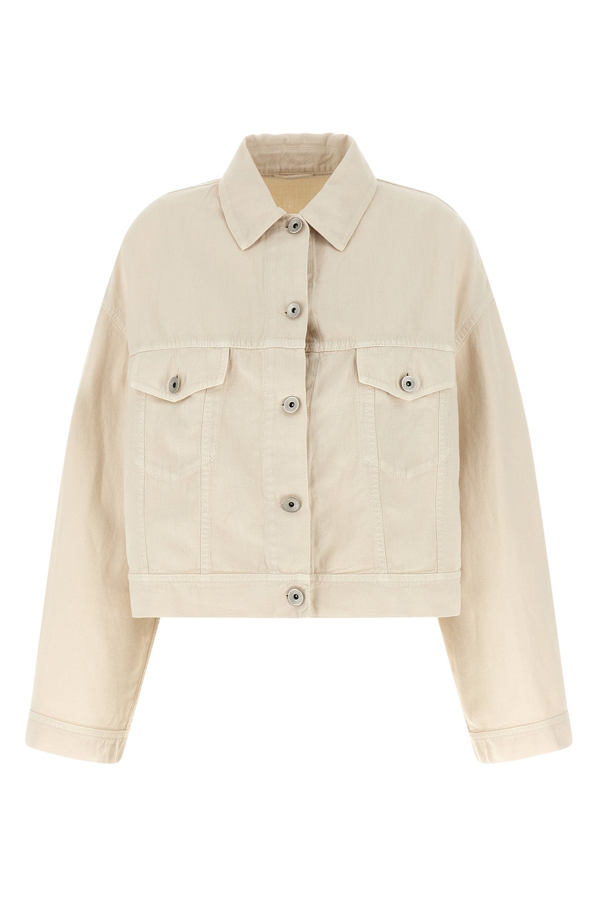BRUNELLO CUCINELLI 44 cotton and linen cover jacket