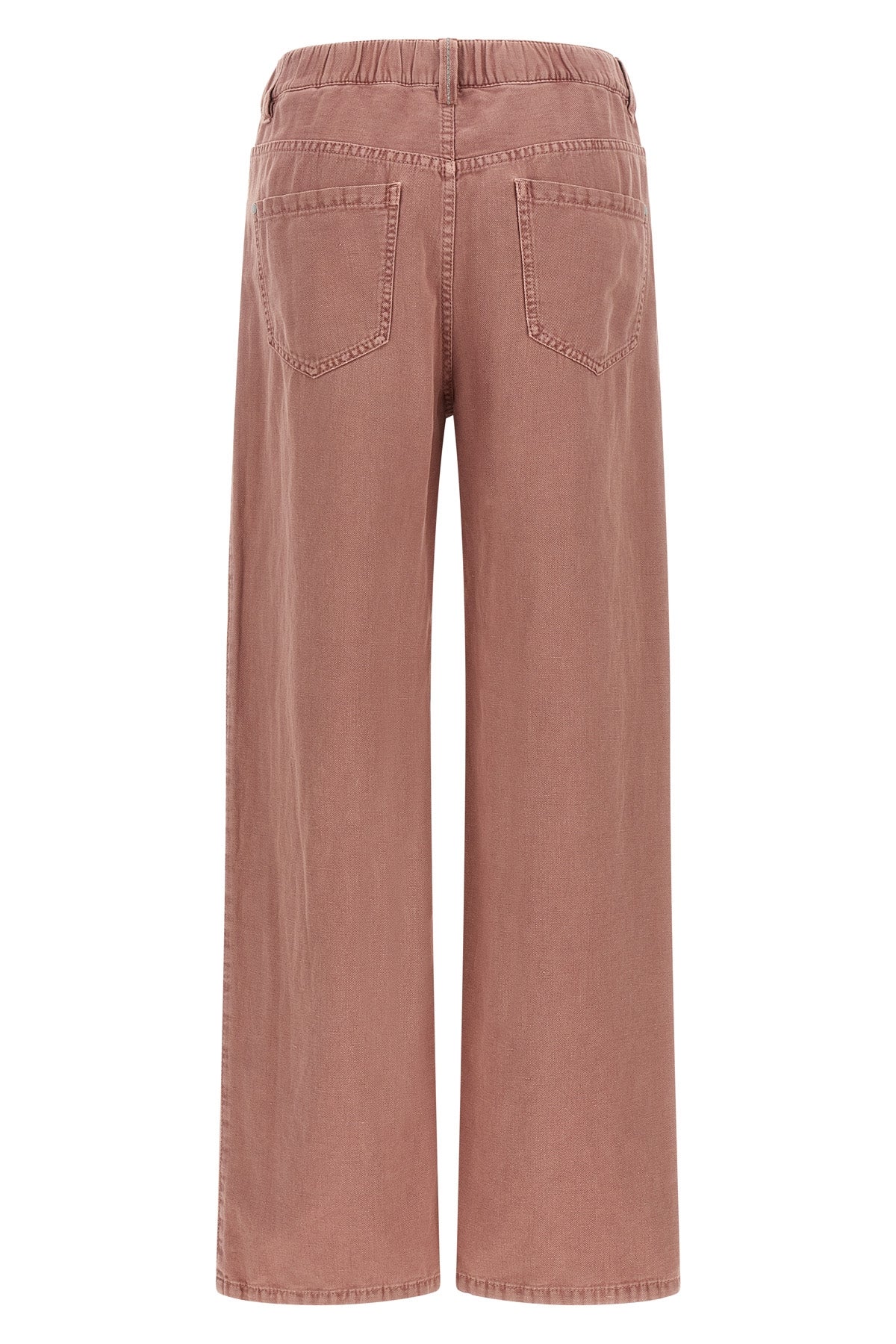 BRUNELLO CUCINELLI 42 contemporary trousers in cotton and linen cover