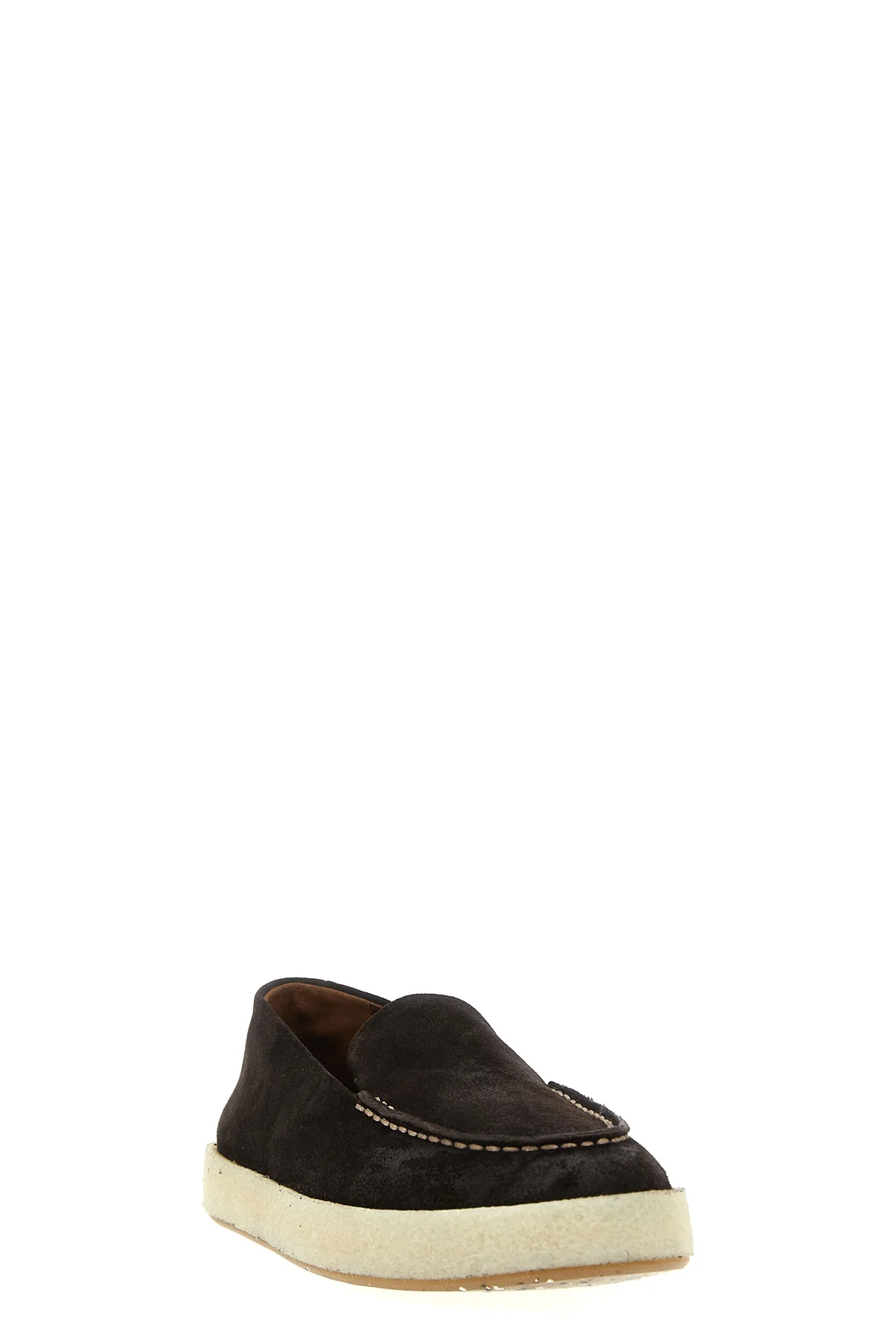cassablocco loafers in reverse leather