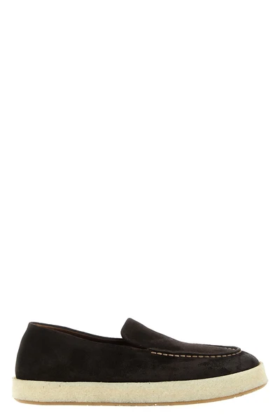 cassablocco loafers in reverse leather