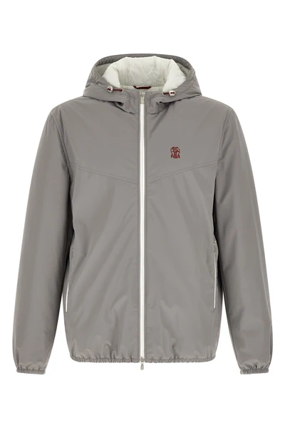 the water-repellent padded jacket in thermore® by brunello cucinelli