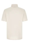 polo shirt in light virgin wool canvas