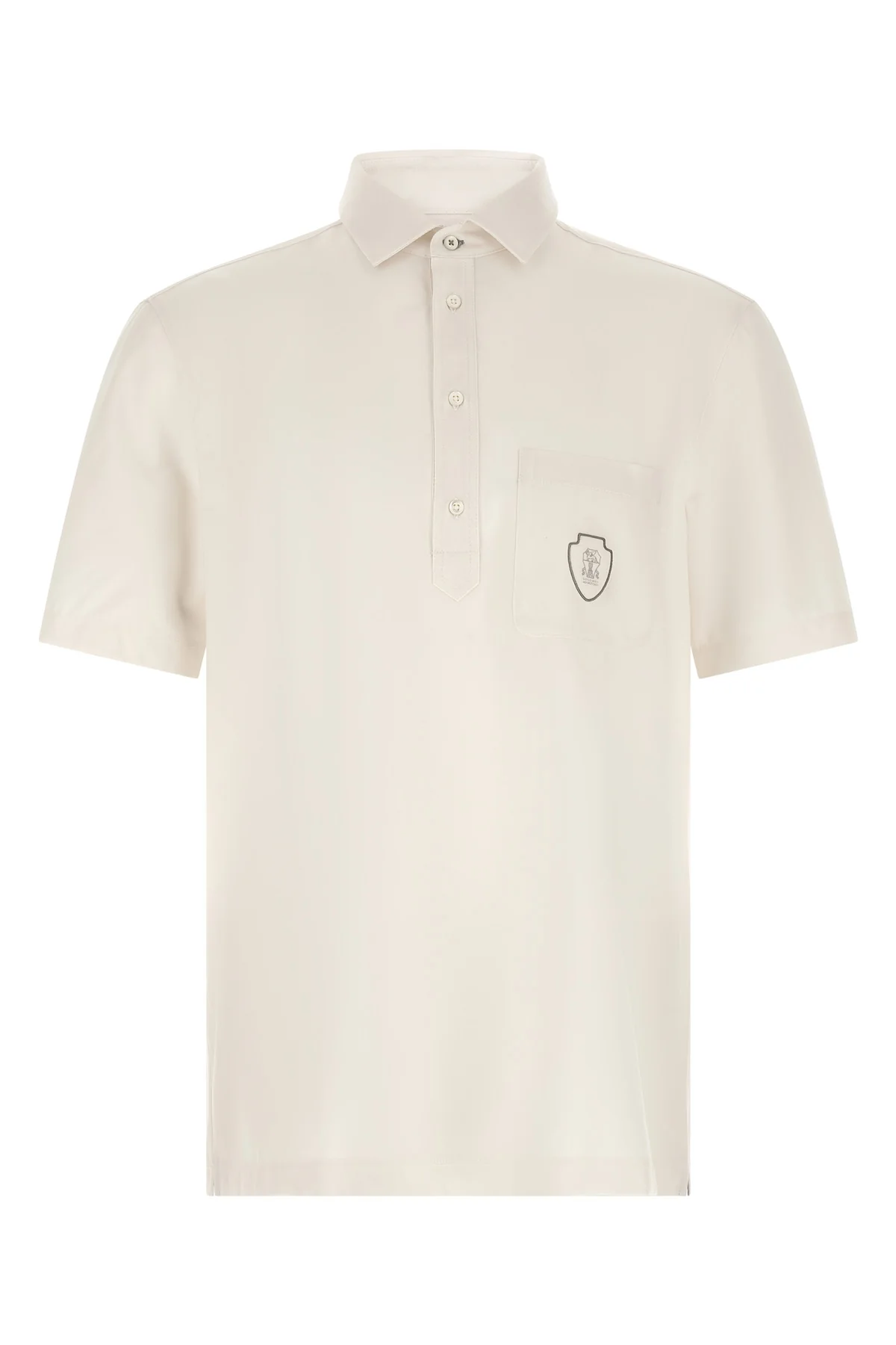 BRUNELLO CUCINELLI M polo shirt in light virgin wool canvas