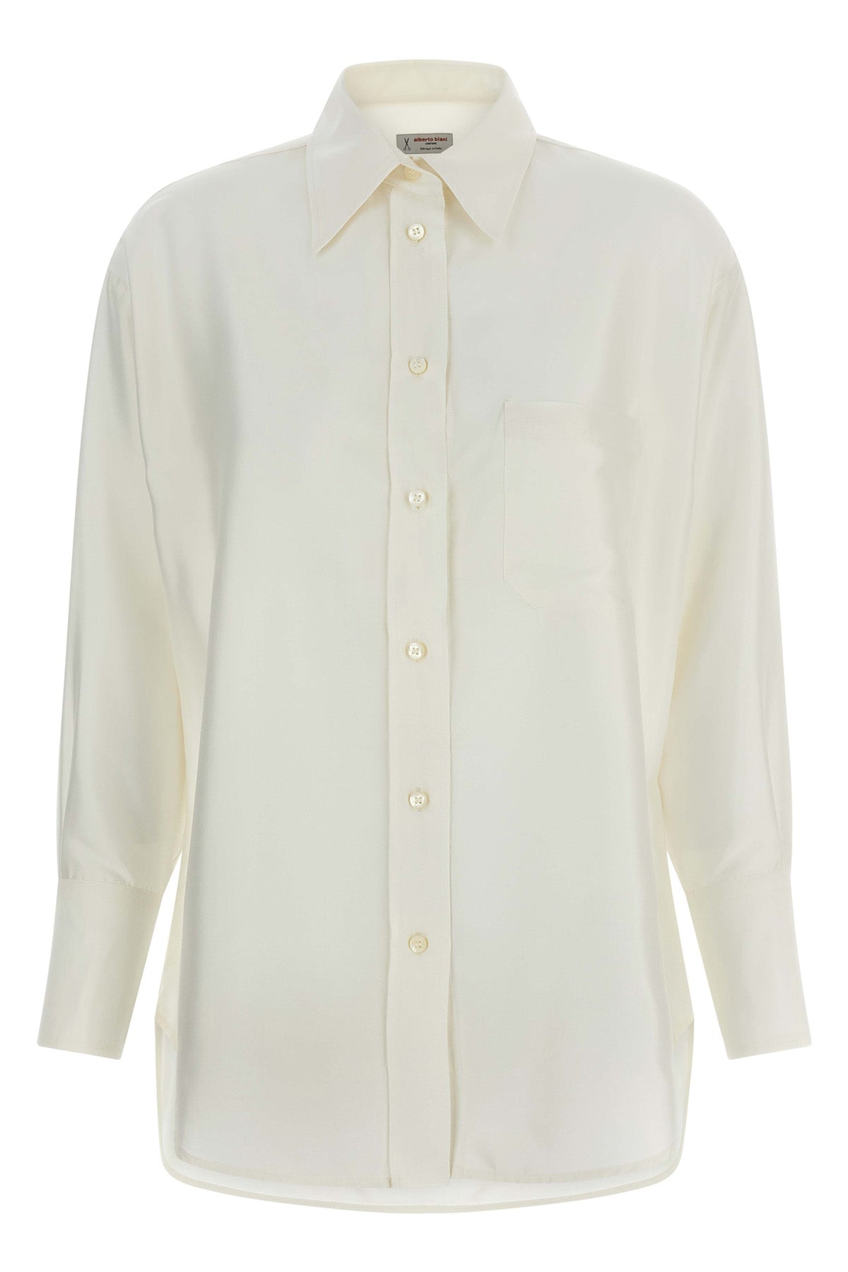 ALBERTO BIANI 46 silk shirt