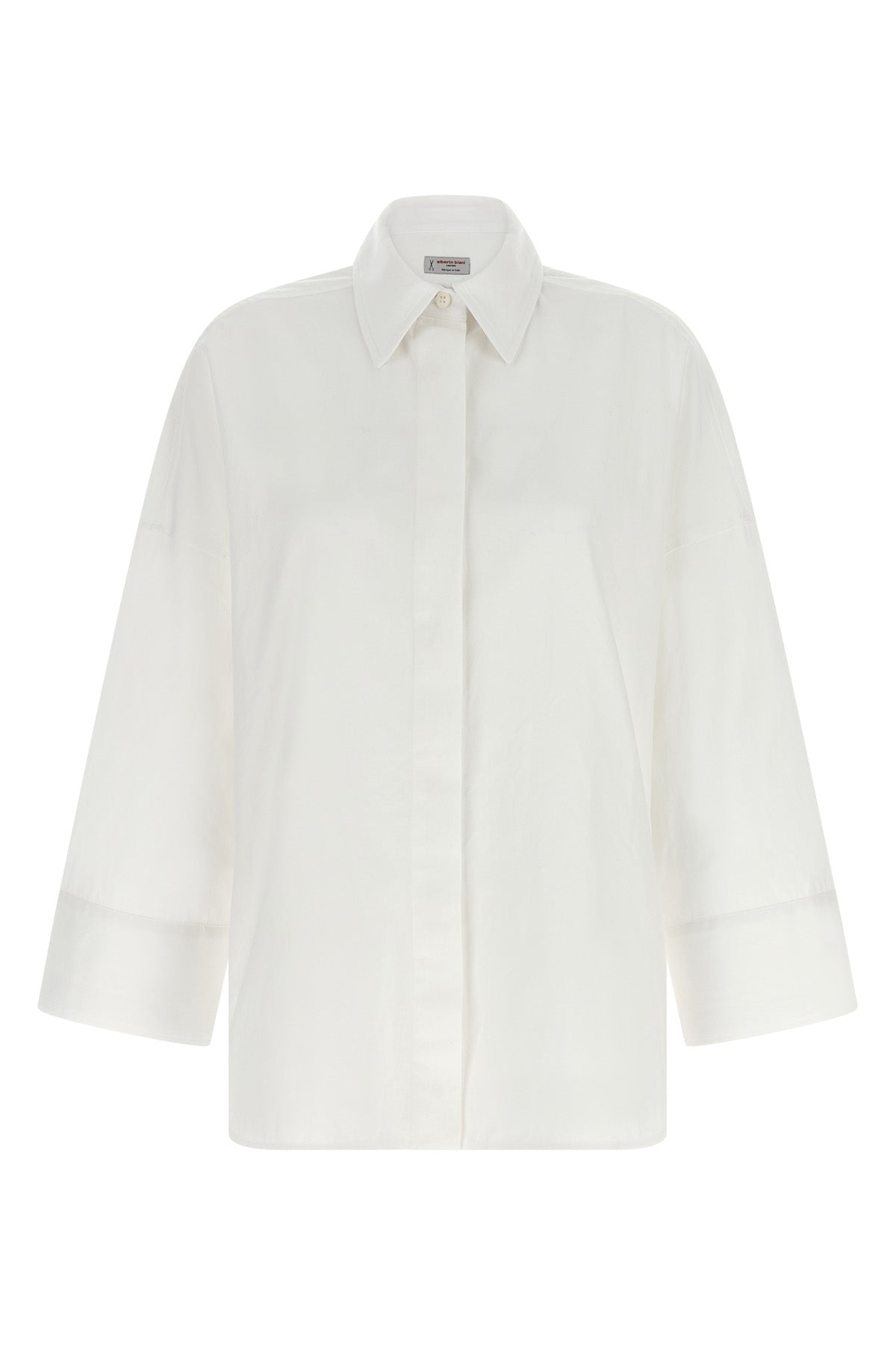 ALBERTO BIANI 40 thick washed-effect cotton shirt