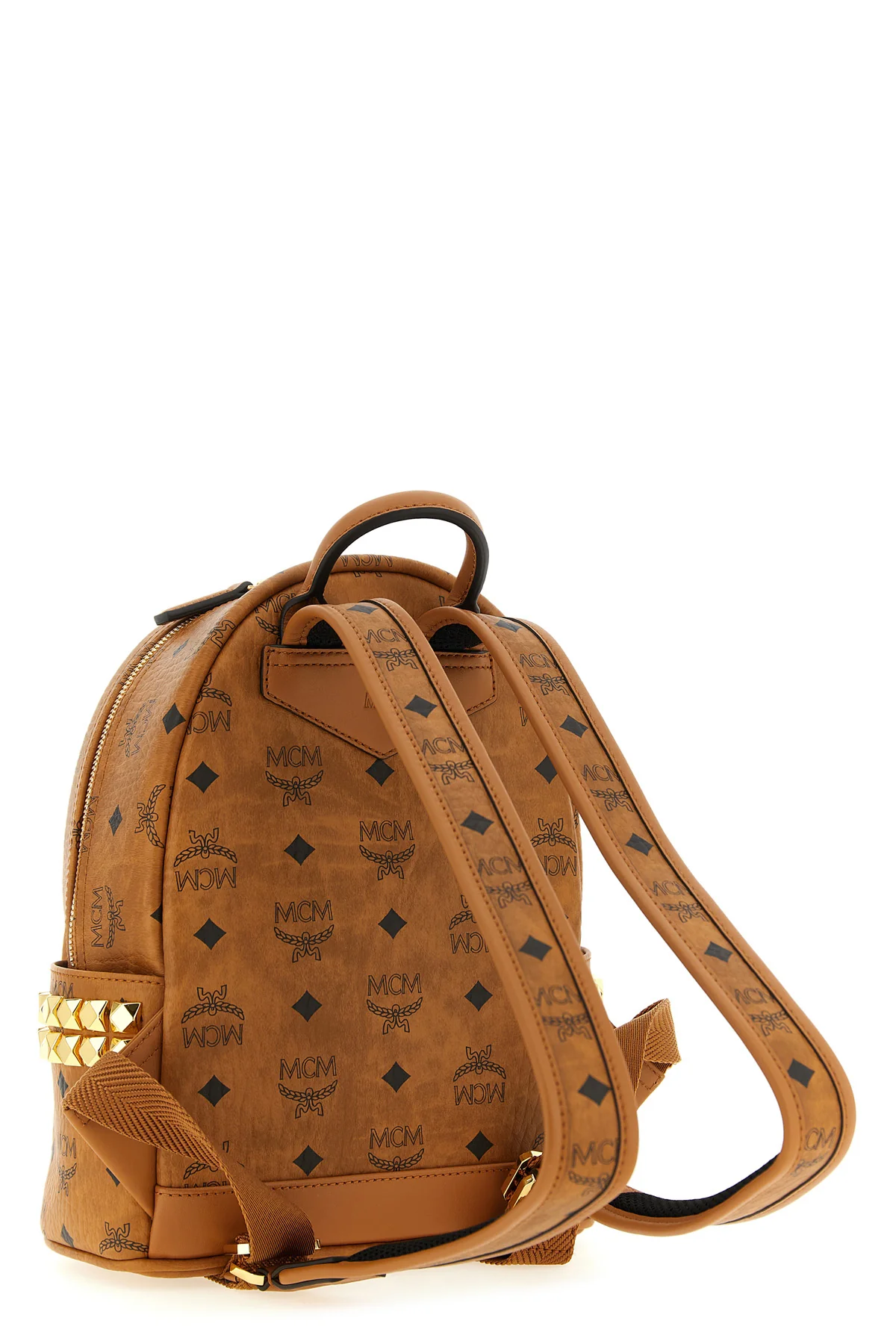 MCM OS the mcm stark mini backpack is made of the famous visetos canvas