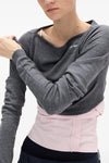 wool knit crop top