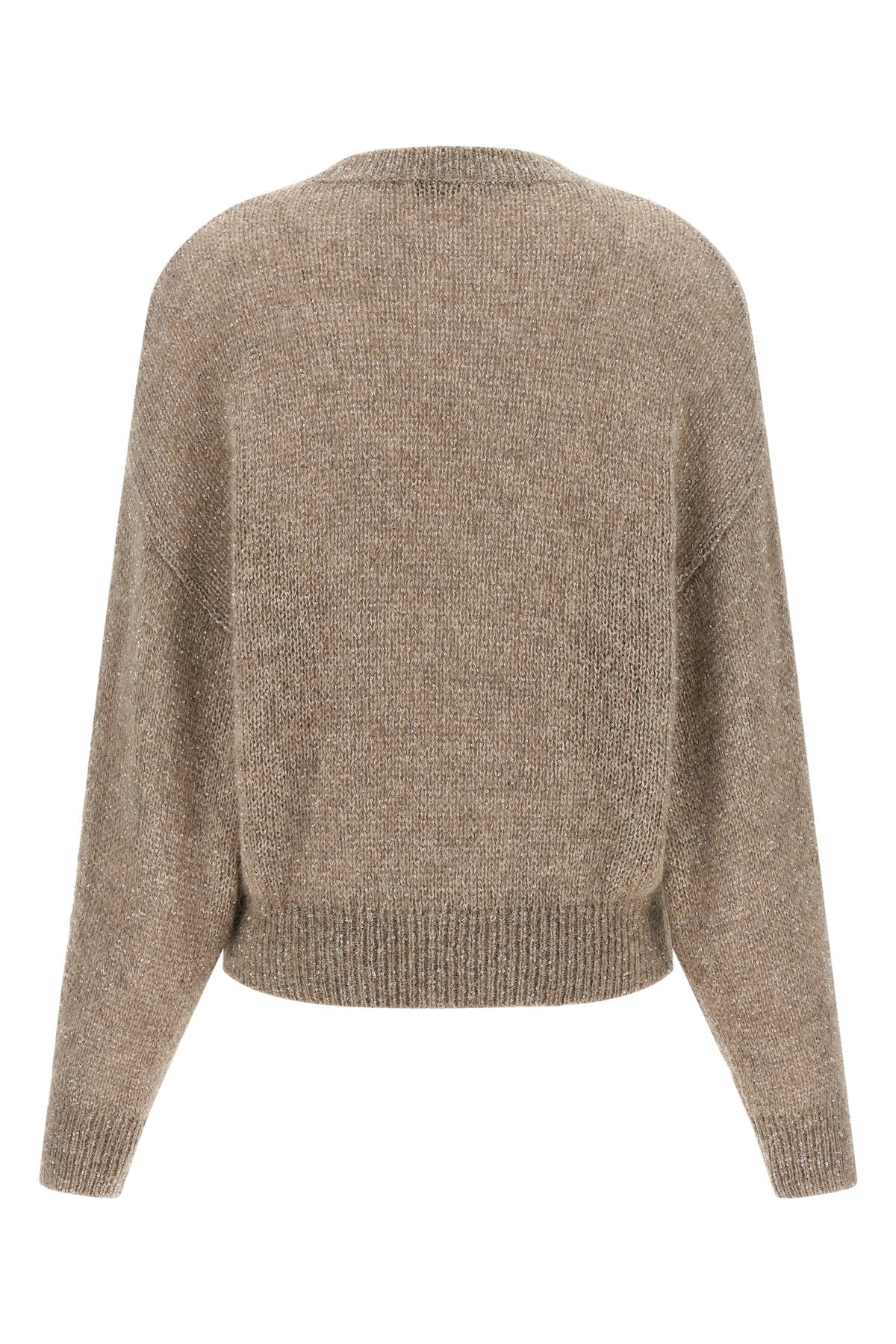 BRUNELLO CUCINELLI M diamante knitted mohair and alpaca blend sweater