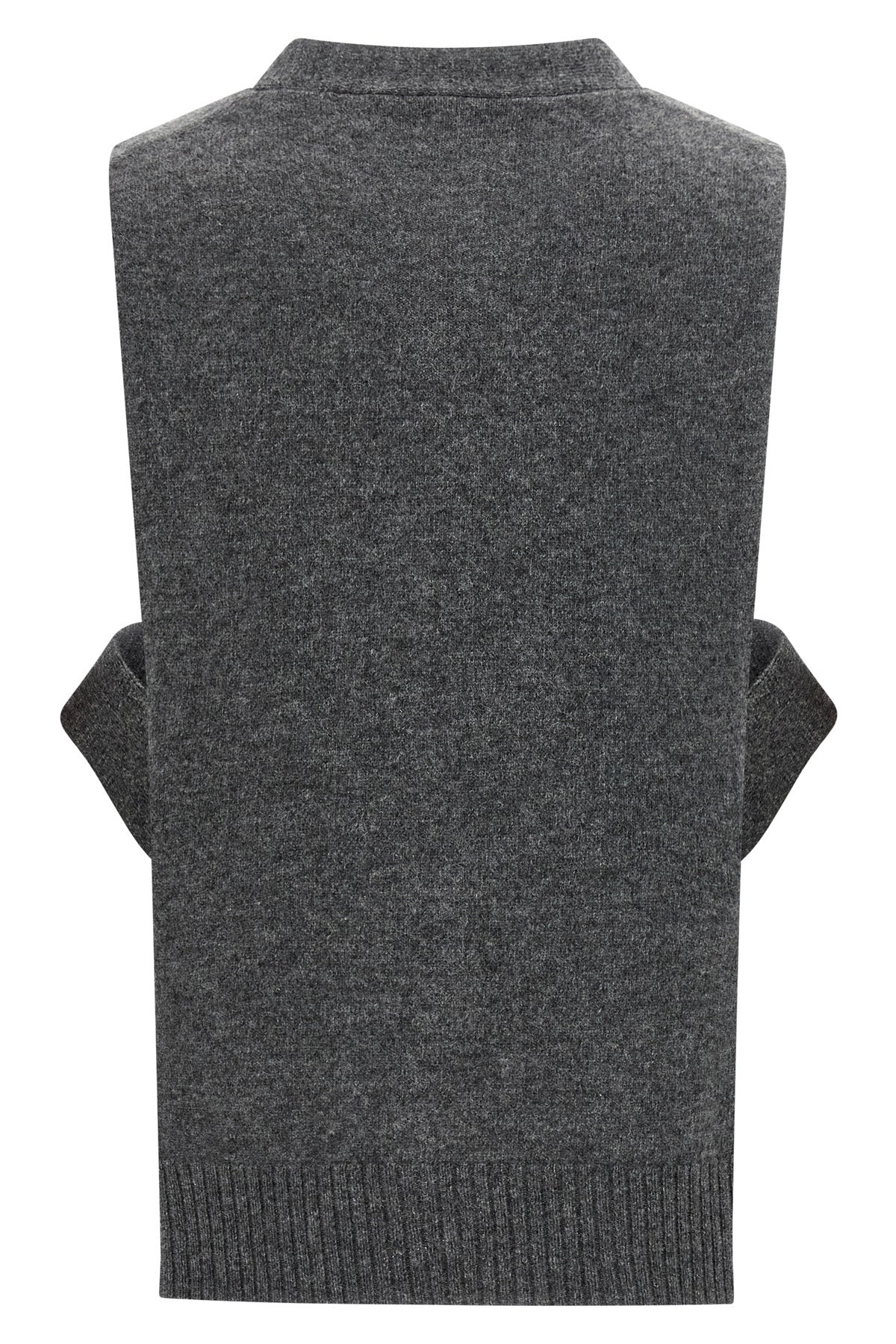 MIU MIU 40 shaved cashmere vest