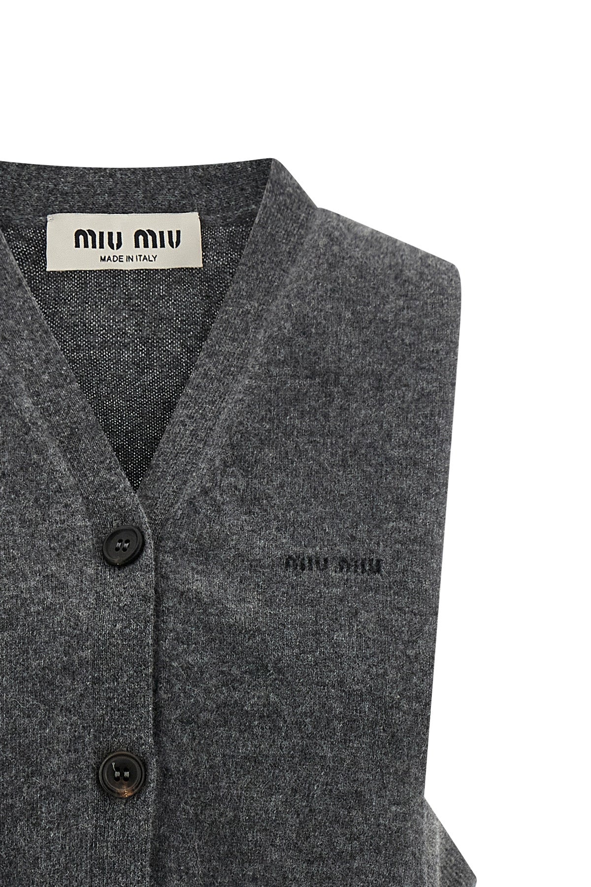 shaved cashmere vest