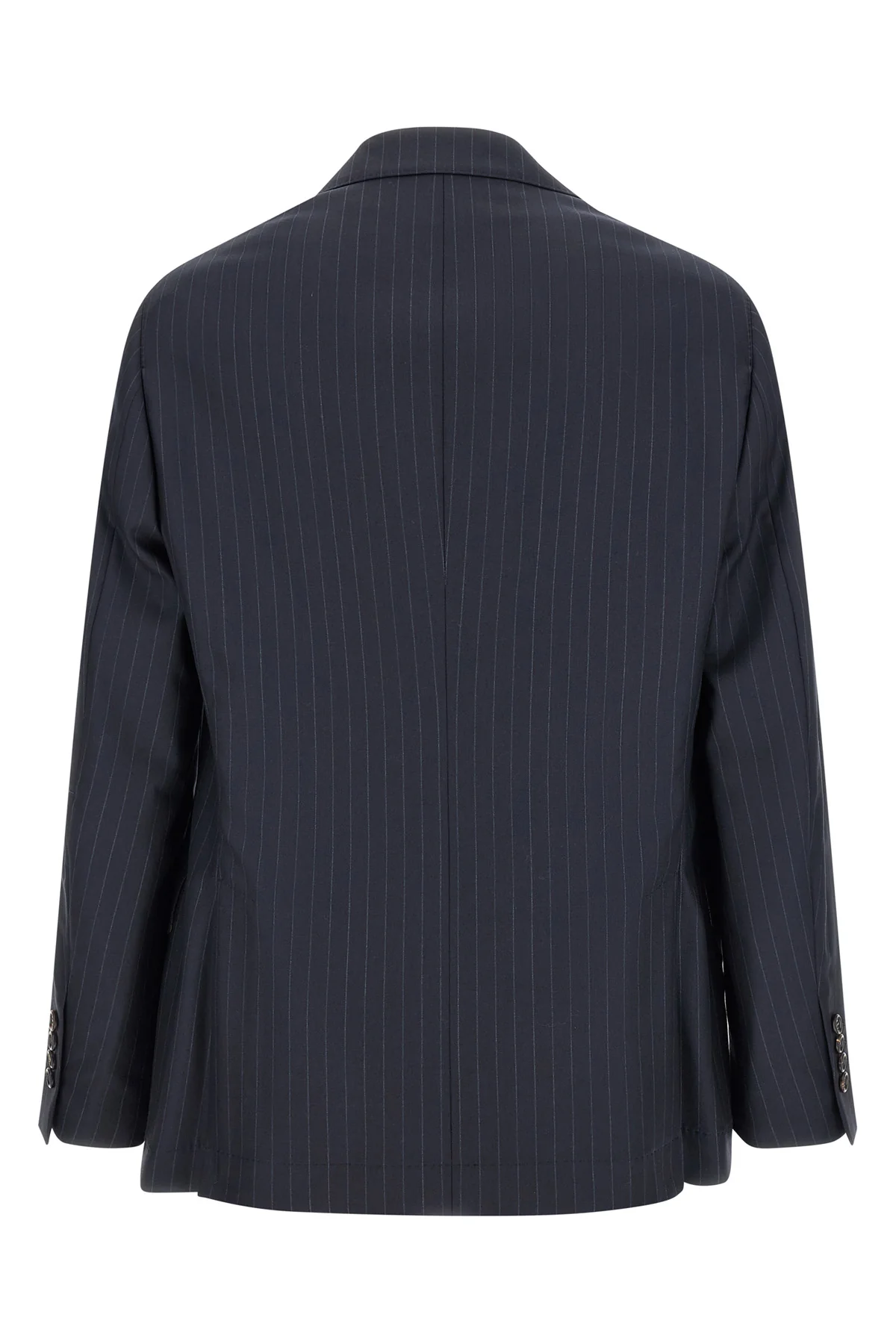 blazer in pinstriped virgin wool batavia
