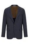 blazer in pinstriped virgin wool batavia
