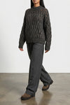dazzling waves mohair blend sweater