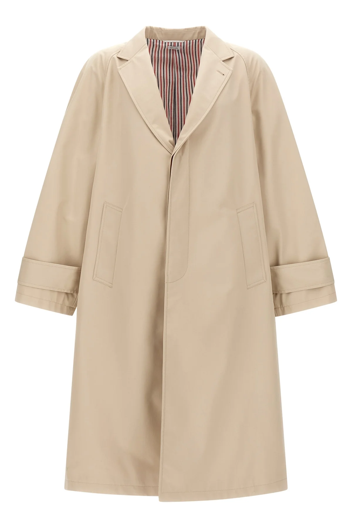 water repellent cotton trench coat