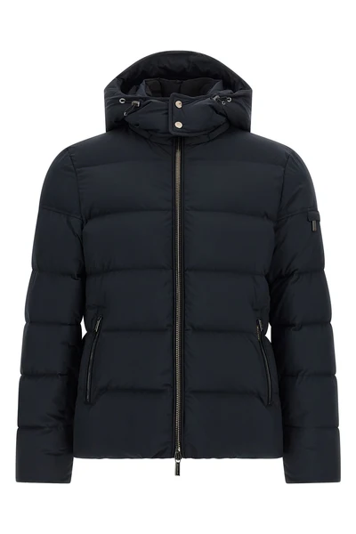 brett - acqua line (2 small umbrellas) bomber jacket in super light