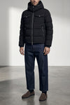 alarick bomber jacket - acqua line (1 umbrella) in water-repellent resin bie