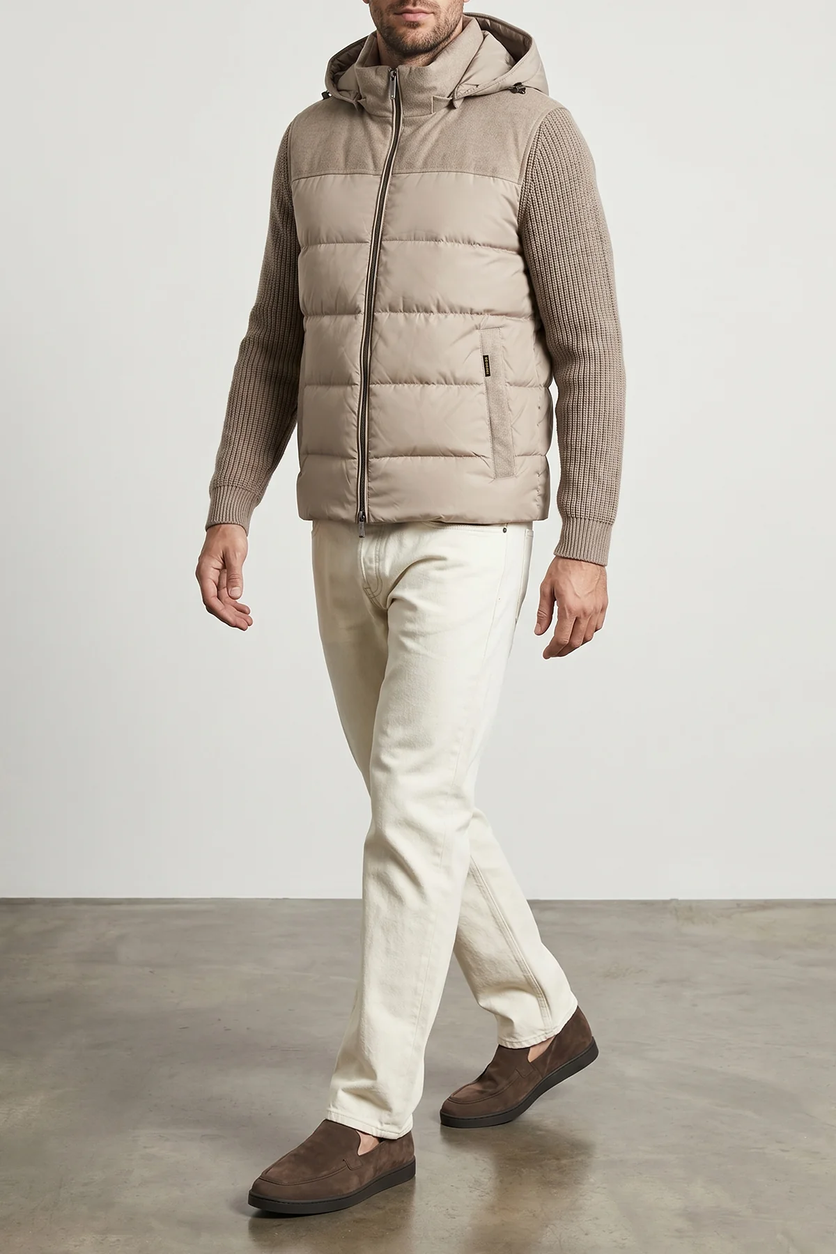 MOORER 50 allori quilted fabric jacket