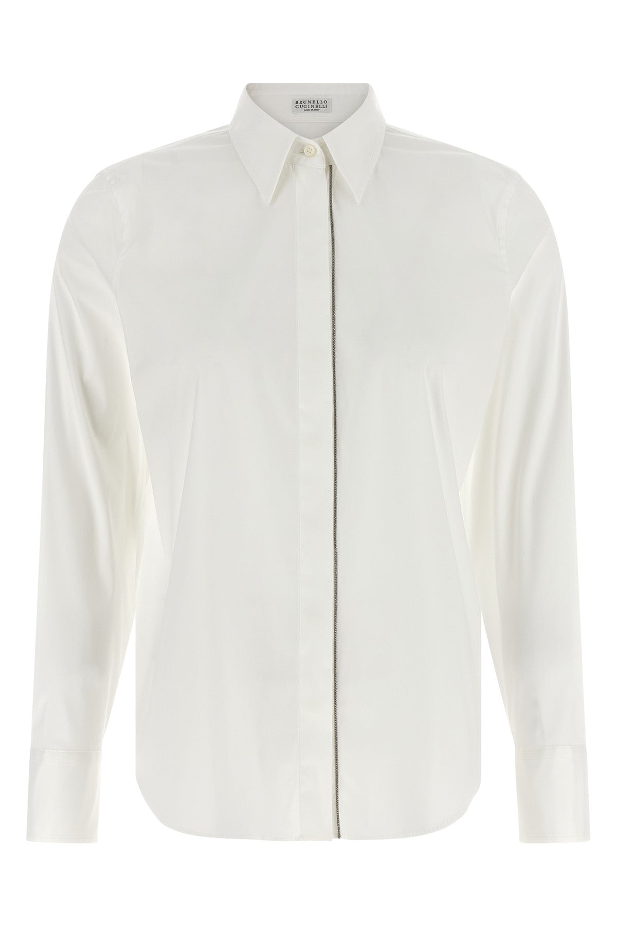 BRUNELLO CUCINELLI M stretch cotton poplin shirt