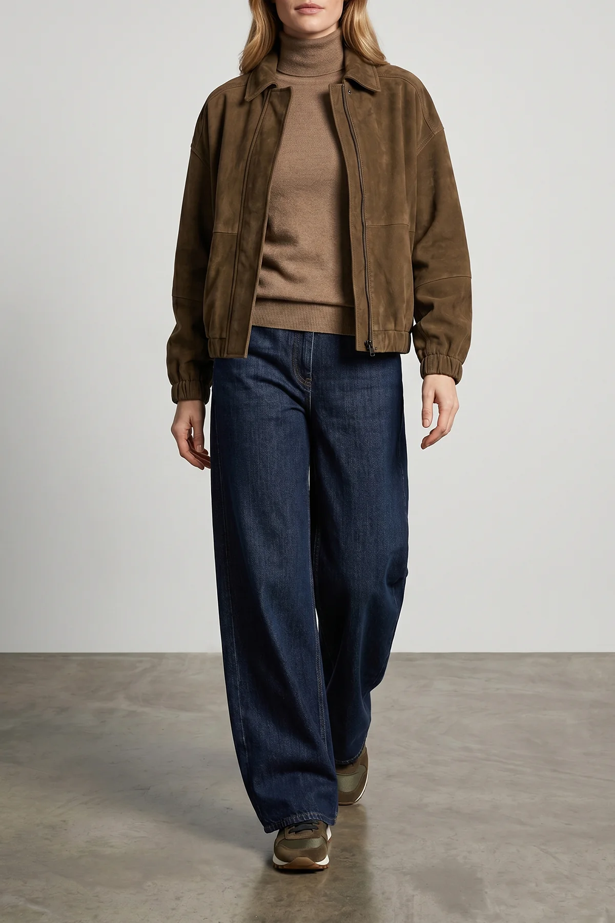 the wide barrel stone-washed cotton denim jeans