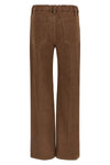 the contemporary pull-on jeans in garment-dyed cotton denim