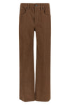 the contemporary pull-on jeans in garment-dyed cotton denim