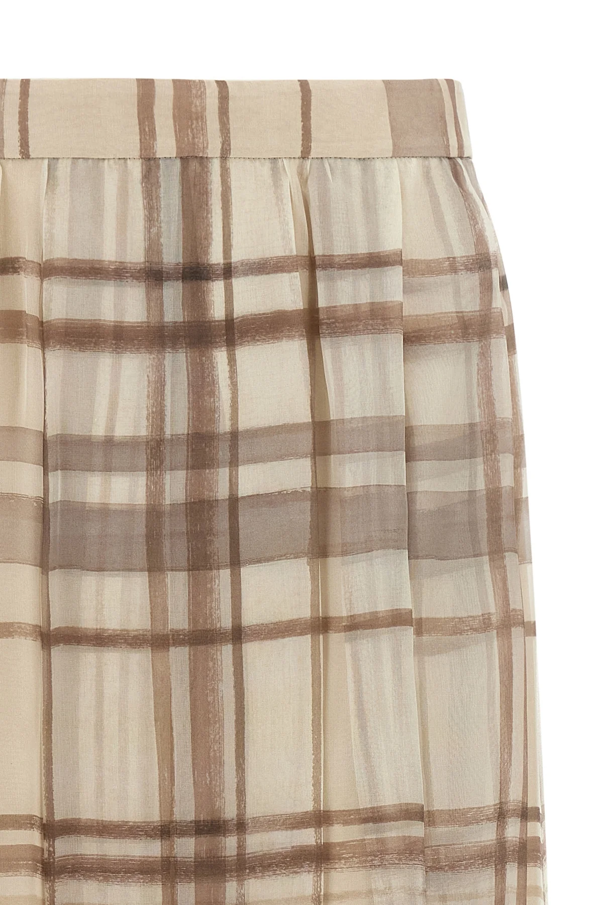 the brunello cucinelli pleated skirt defines a new concept of sartorial fluidity