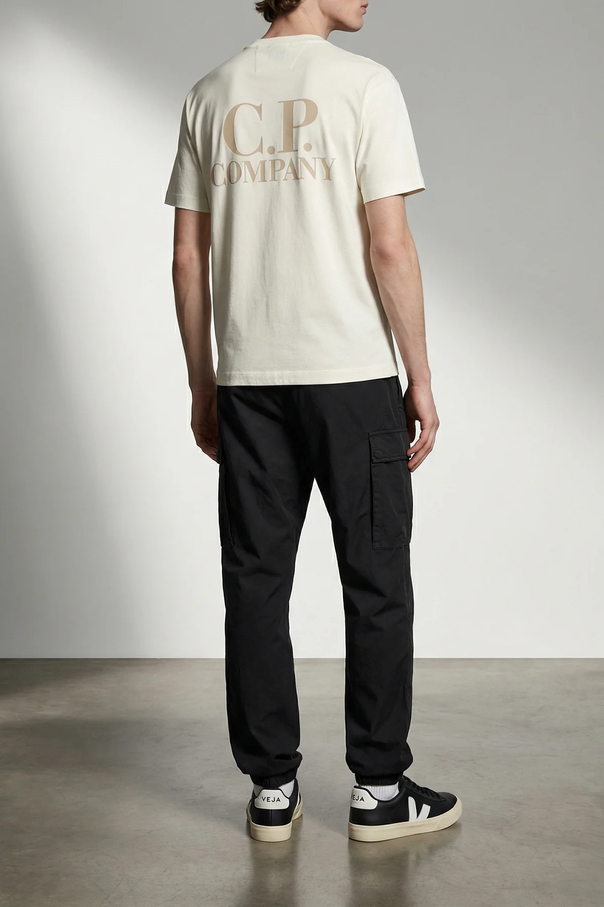 41 wrinkled-effect cotton pants