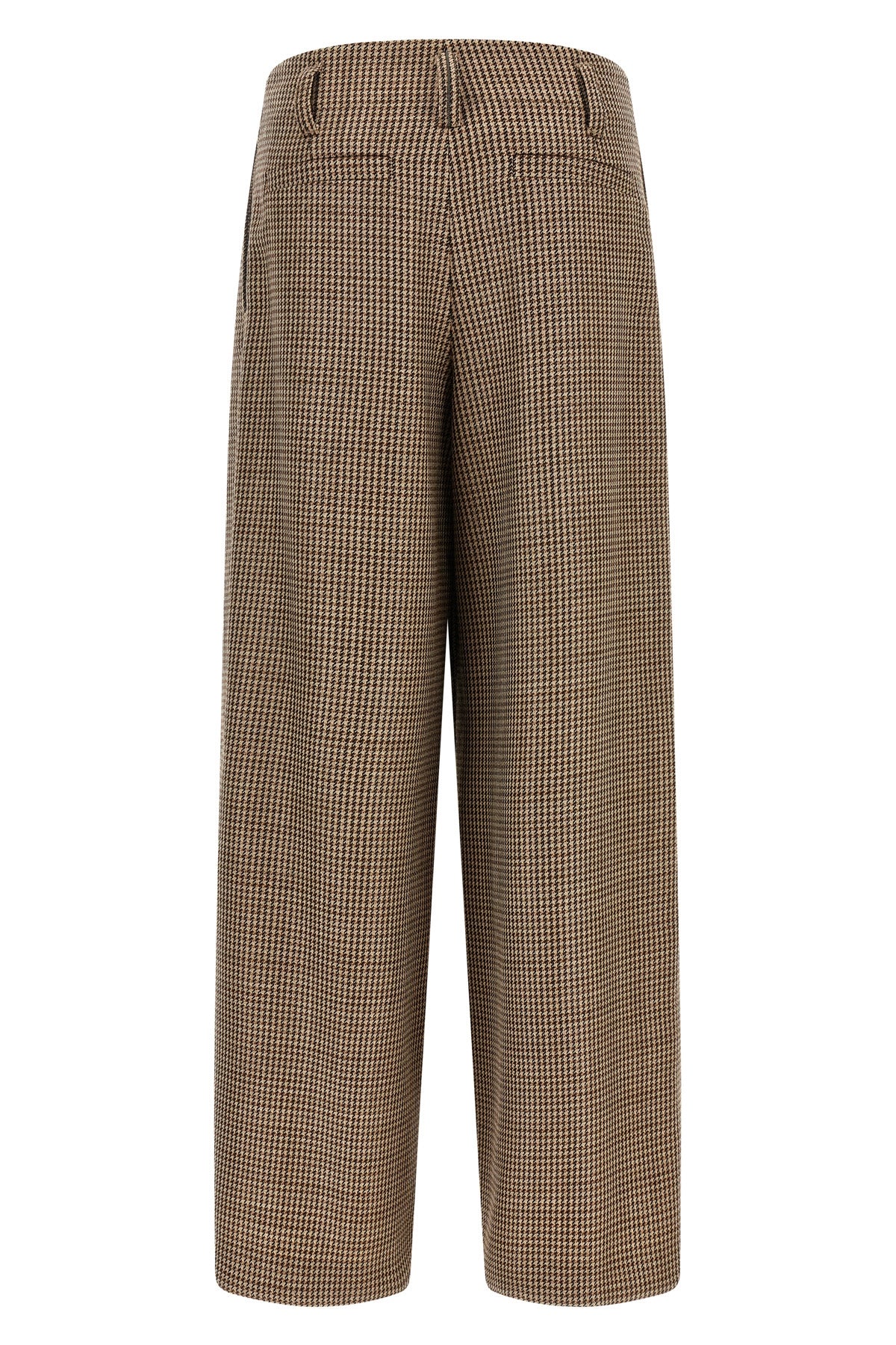 BRUNELLO CUCINELLI 36 prince of wales patterned virgin wool pants woven