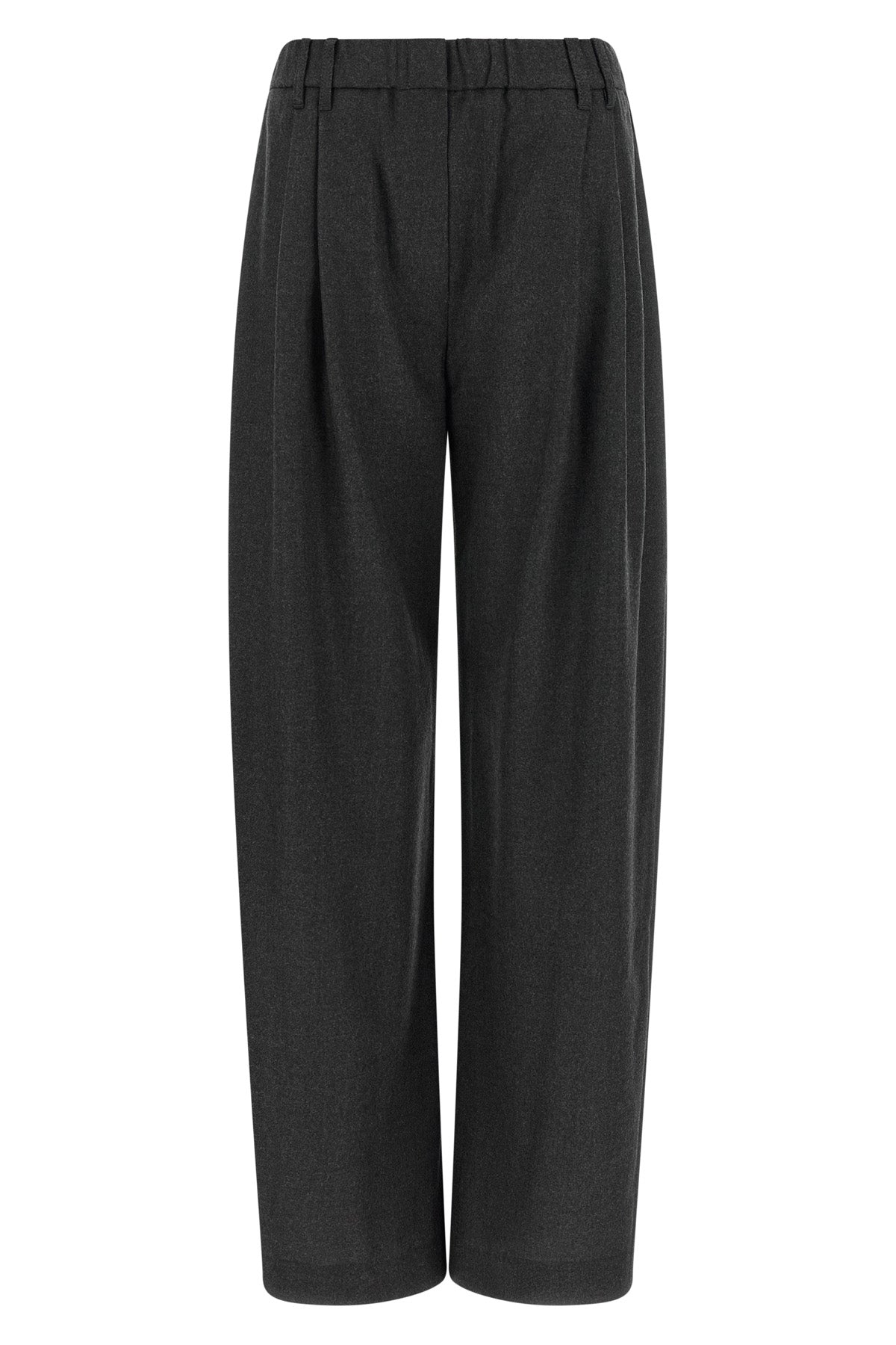 BRUNELLO CUCINELLI 36 mélange wool trousers