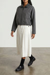 lined mélange virgin wool jacket