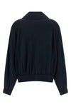 cotton and silk interlock sweatshirt