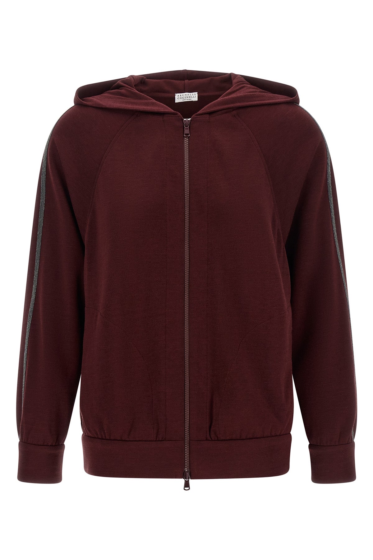 BRUNELLO CUCINELLI L raglan shoulder hoodie in cotton blend