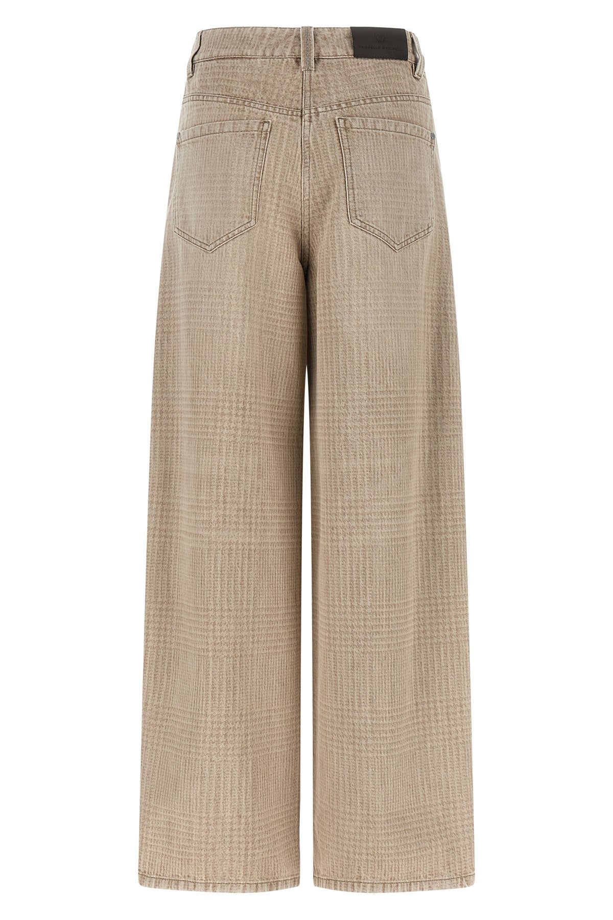 BRUNELLO CUCINELLI 40 the wide barrel laser-dyed cotton denim jeans