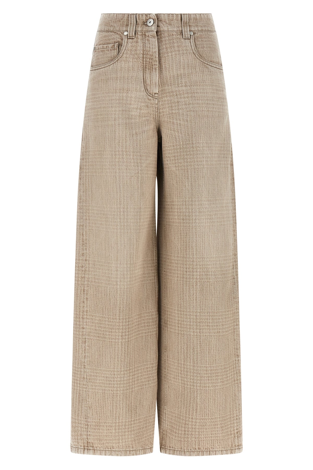 BRUNELLO CUCINELLI 40 the wide barrel laser-dyed cotton denim jeans