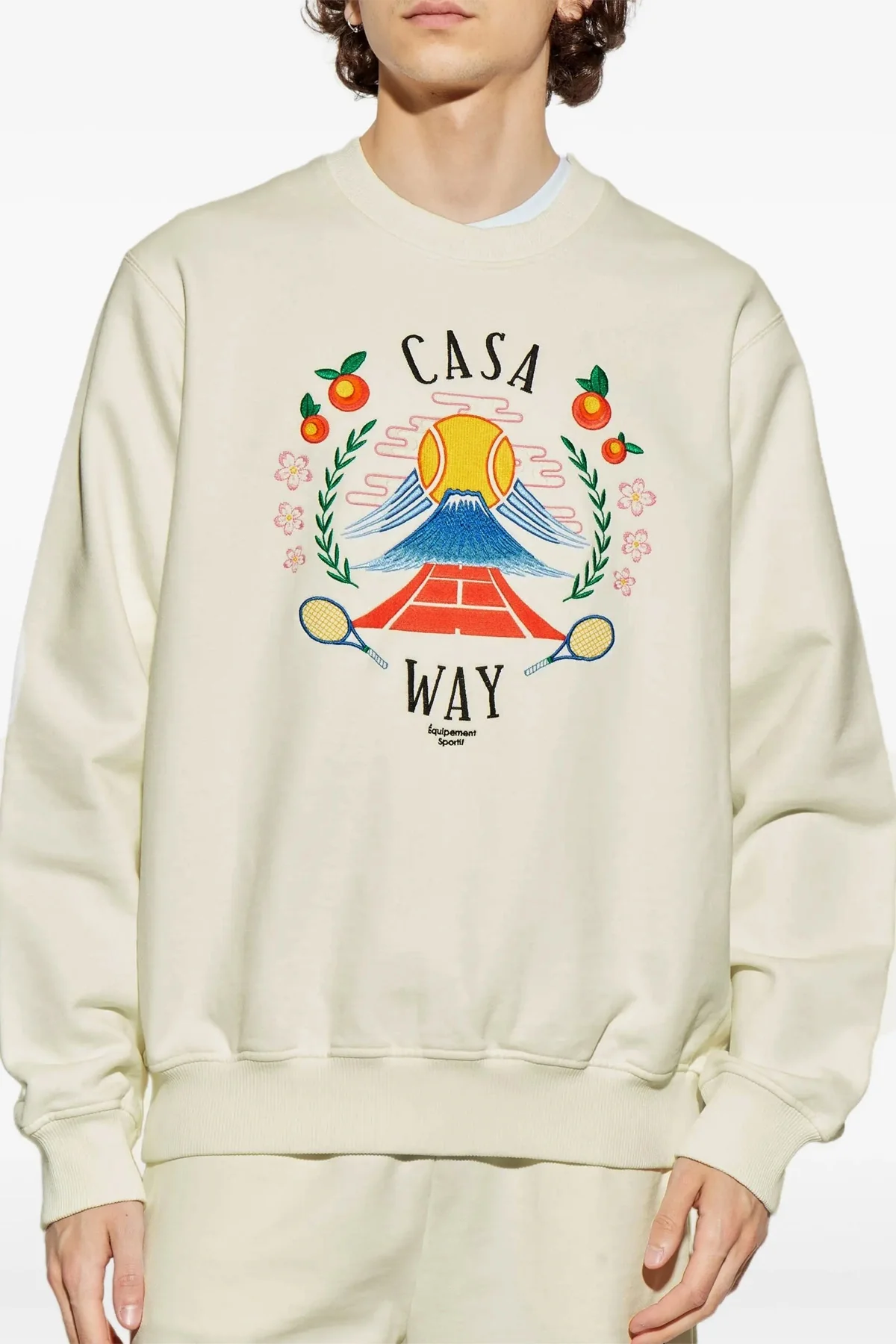 CASABLANCA M casa way mountain cotton sweatshirt
