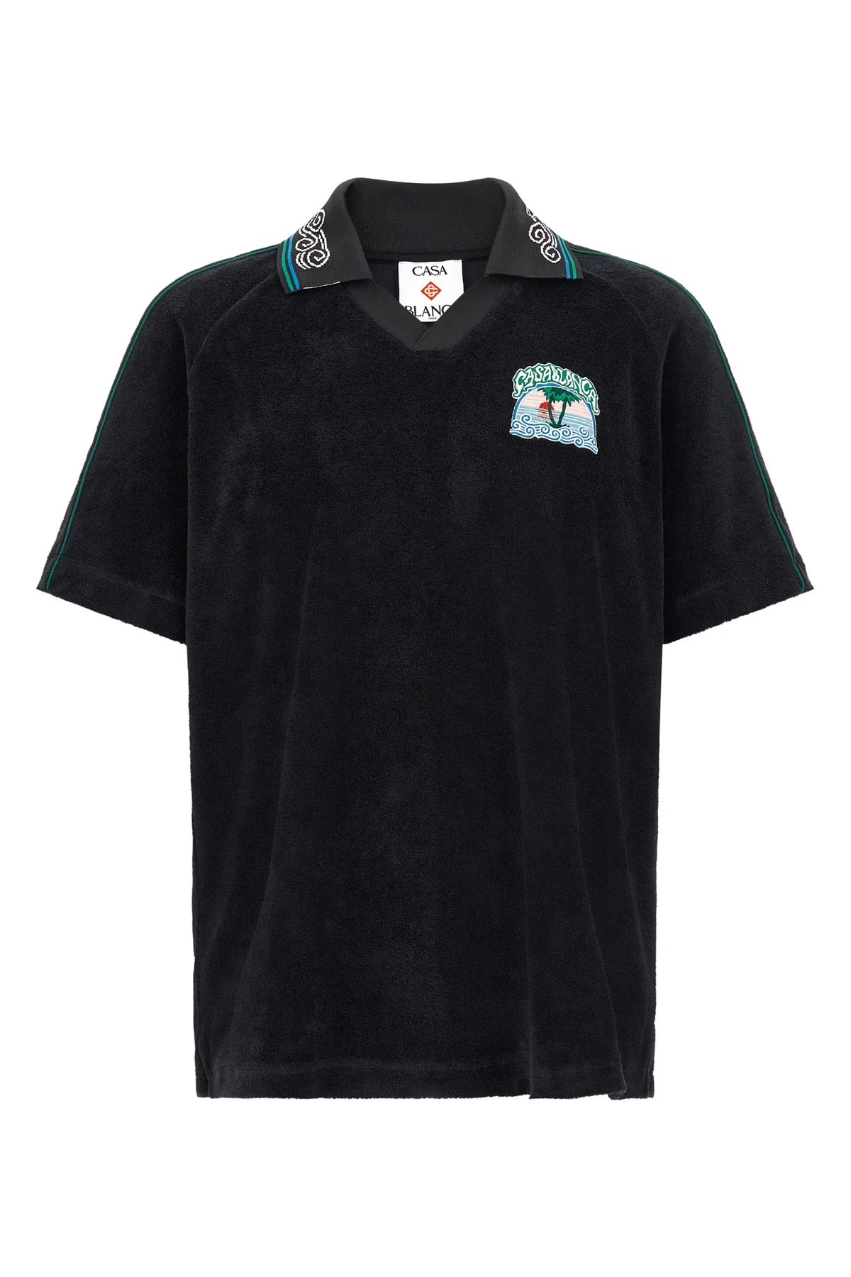 CASABLANCA L the casablanca towelling polo shirt