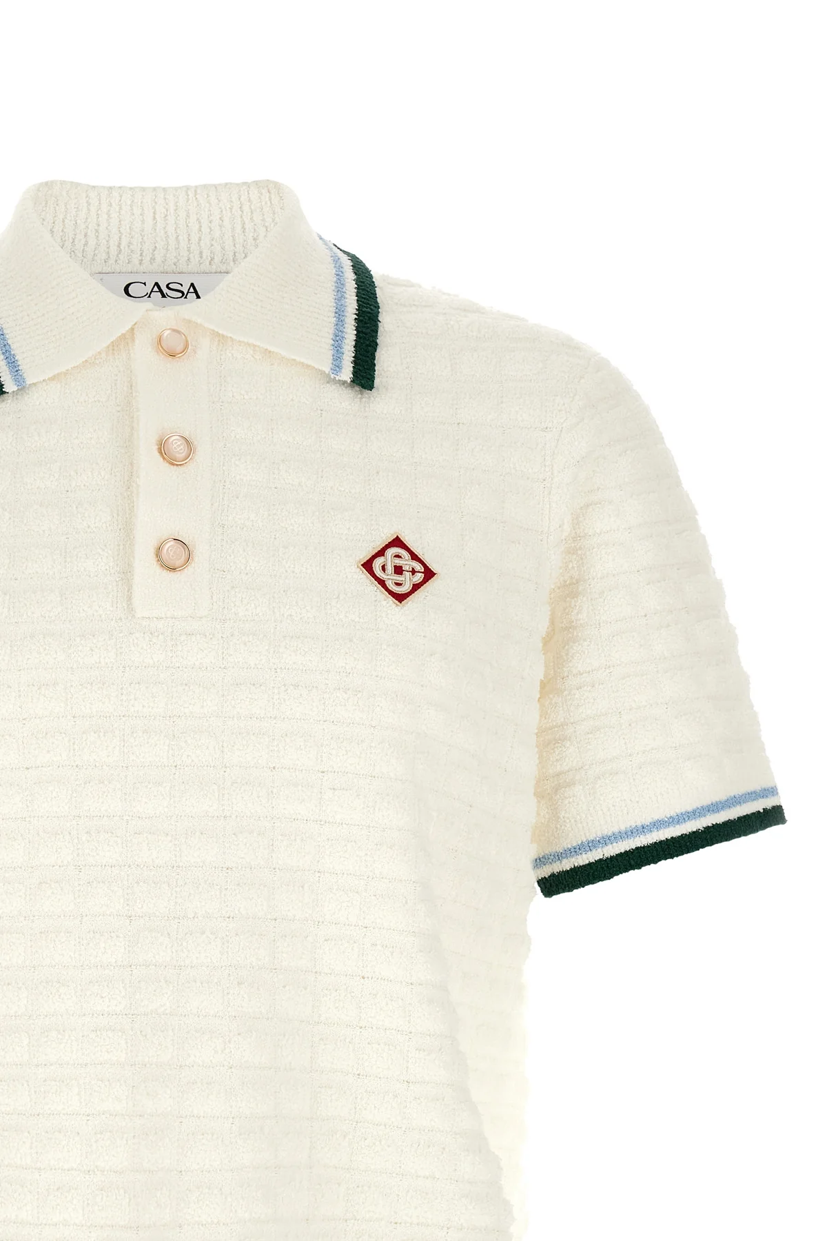 the casablanca short-sleeved polo shirt