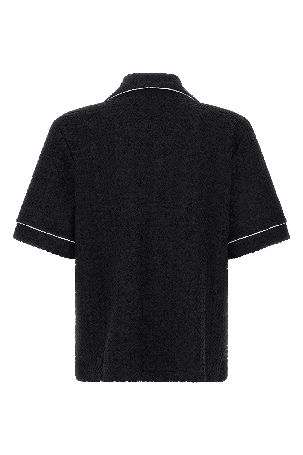 CASABLANCA L the casablanca towelling monogram short-sleeved shirt