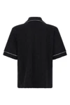 the casablanca towelling monogram short-sleeved shirt