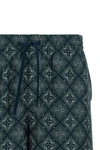 casablanca radiating monogram bermuda shorts