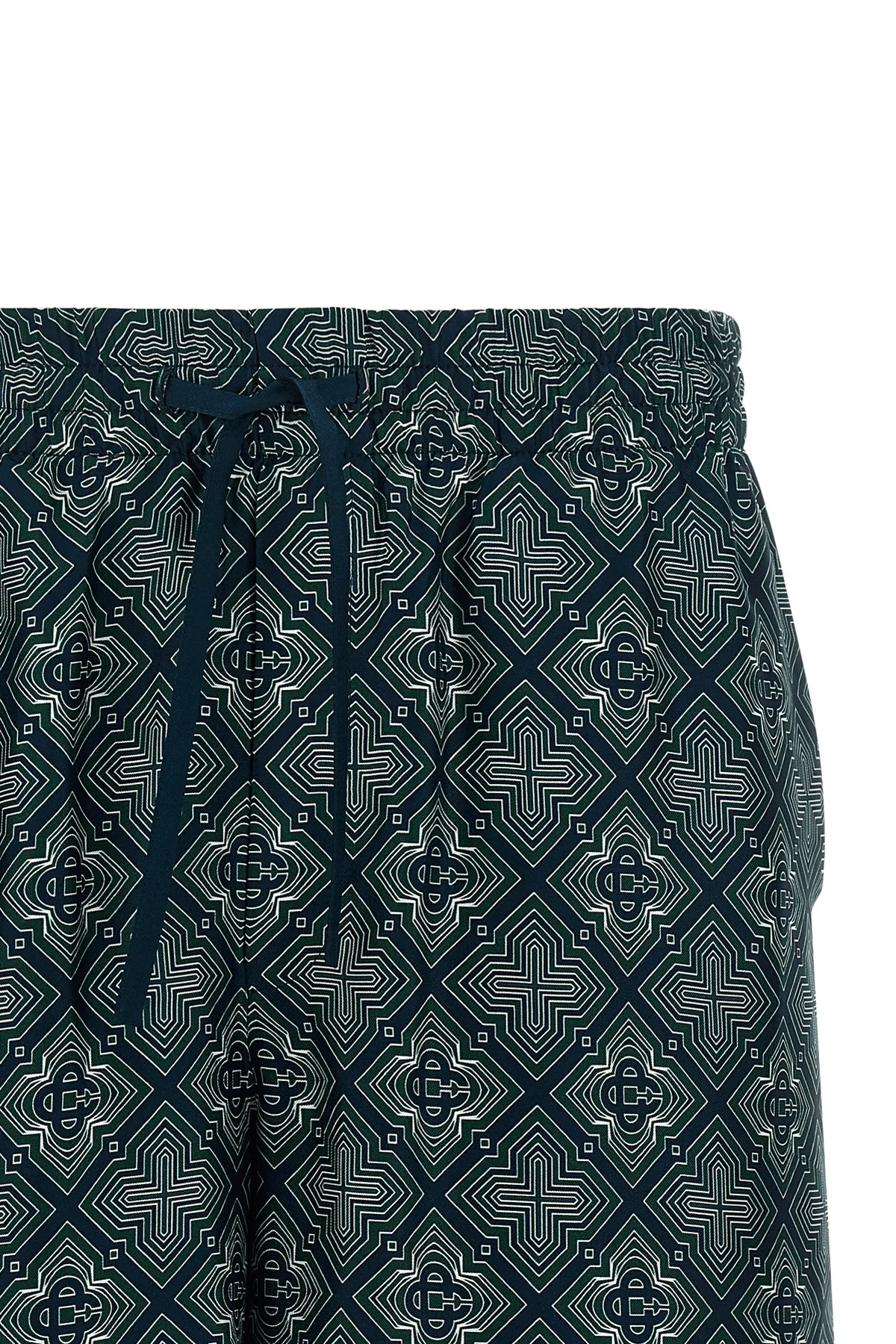 casablanca radiating monogram bermuda shorts
